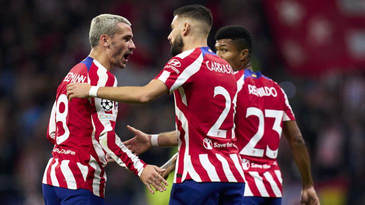 Yannick Carrasco Antoine Griezmann Atletico Madrid